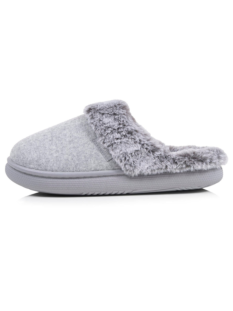 Isotoner Grey Women's BLOUP Mule Slippers