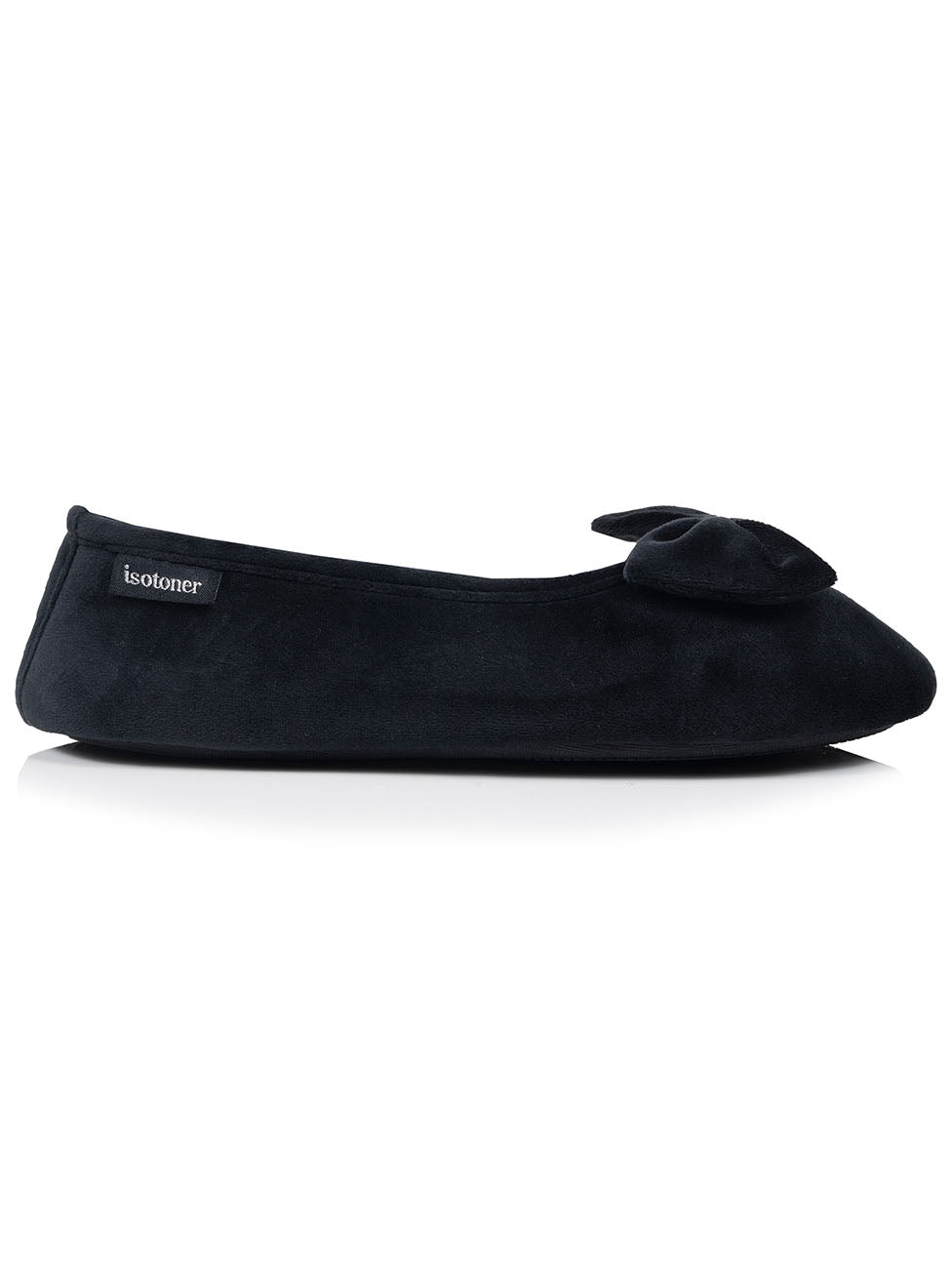 Isotoner Black Women's Ballerina Slippers
