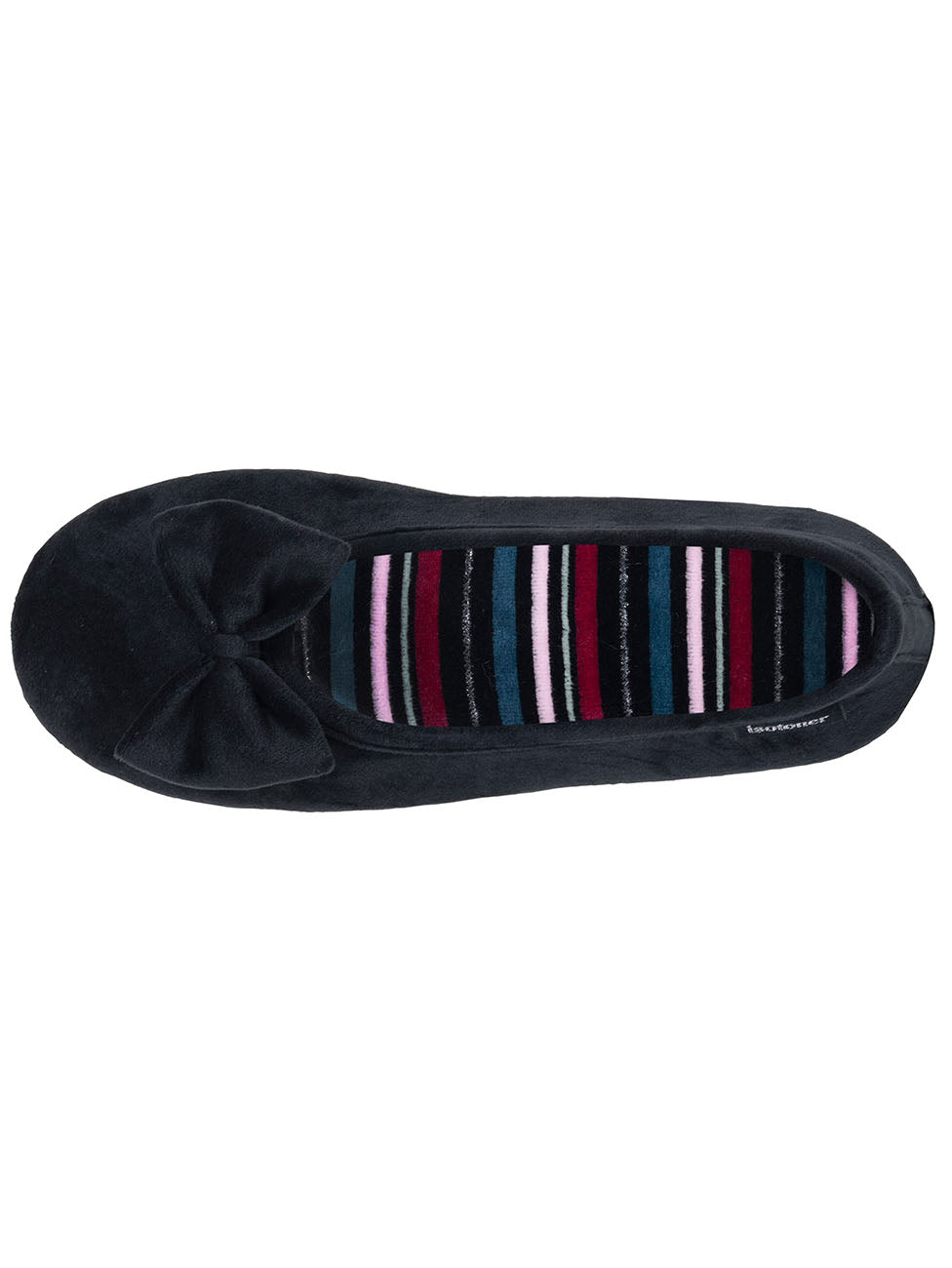 Isotoner Black Women's Ballerina Slippers