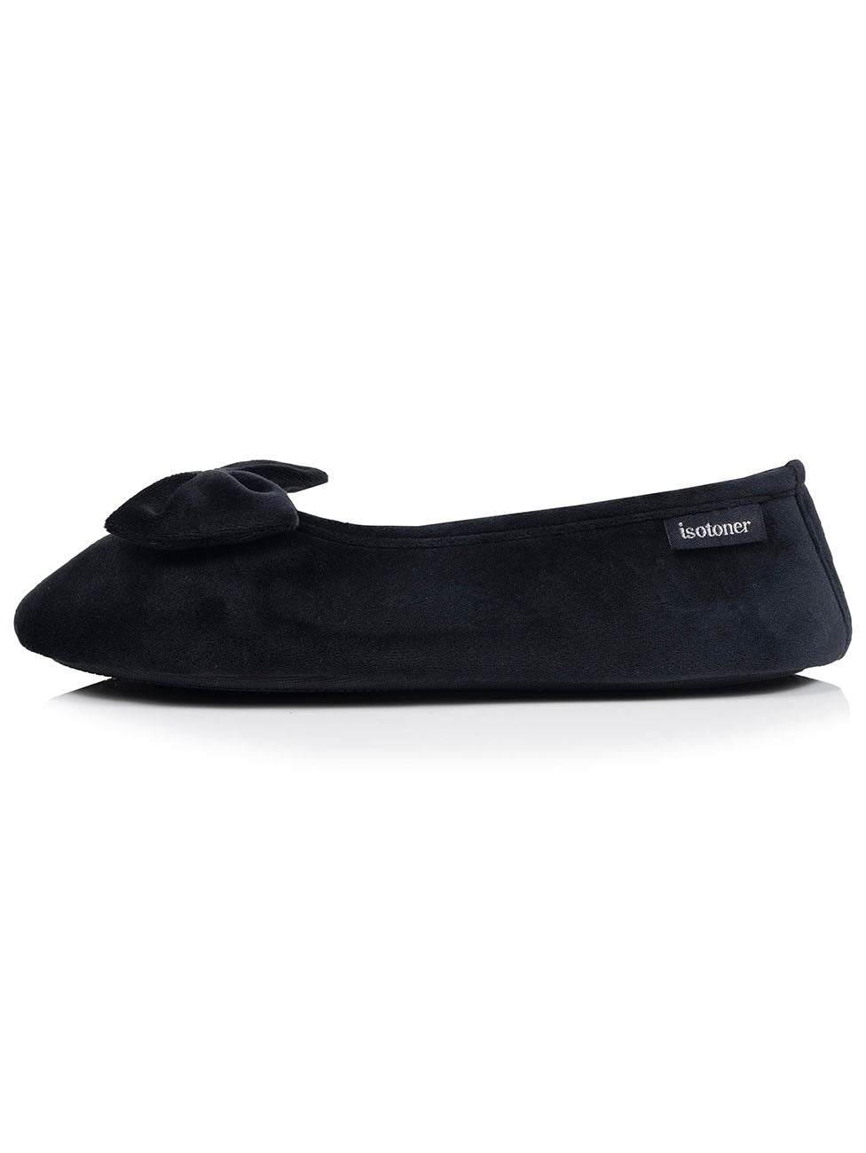 Isotoner Black Women's Ballerina Slippers