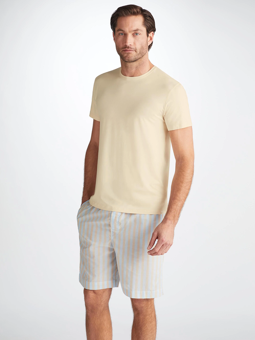 Derek Rose Basel Micro Modal Stretch Men's T-Shirt