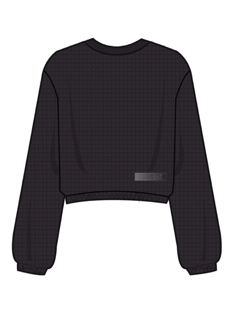 EA7 Stretch-Cotton Blend Crew-Neck Sweatshirt