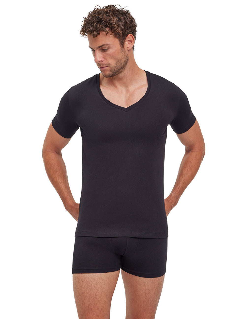 FALKE Daily Comfort V-neck Men's T-Shirt