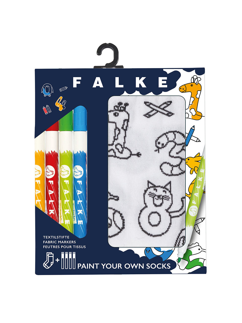 FALKE Animal Number Paint Set Kids Socks