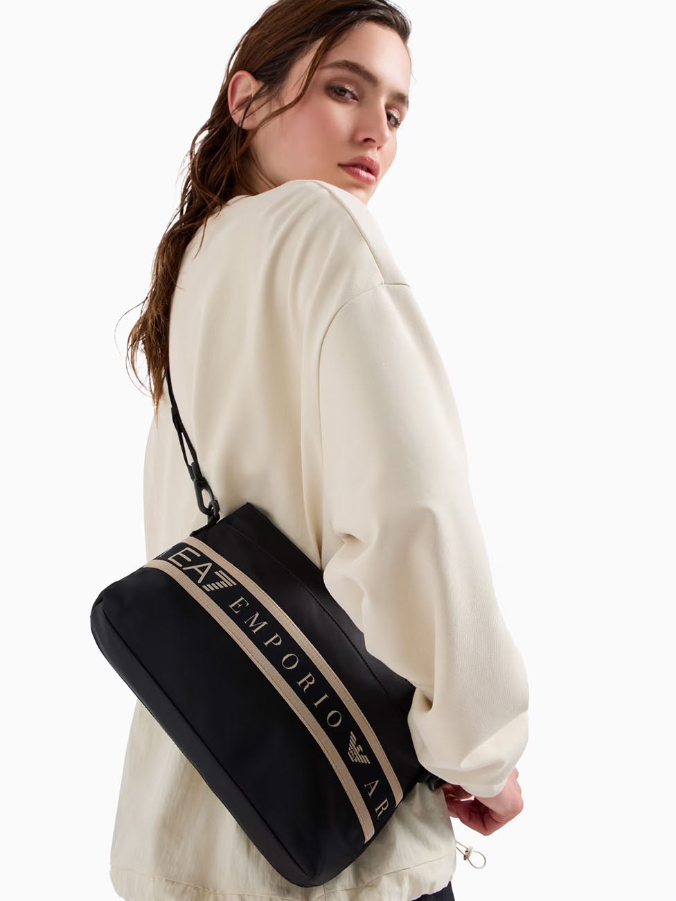 EA7 Technical-Fabric Shopper Bag With Logo Tape