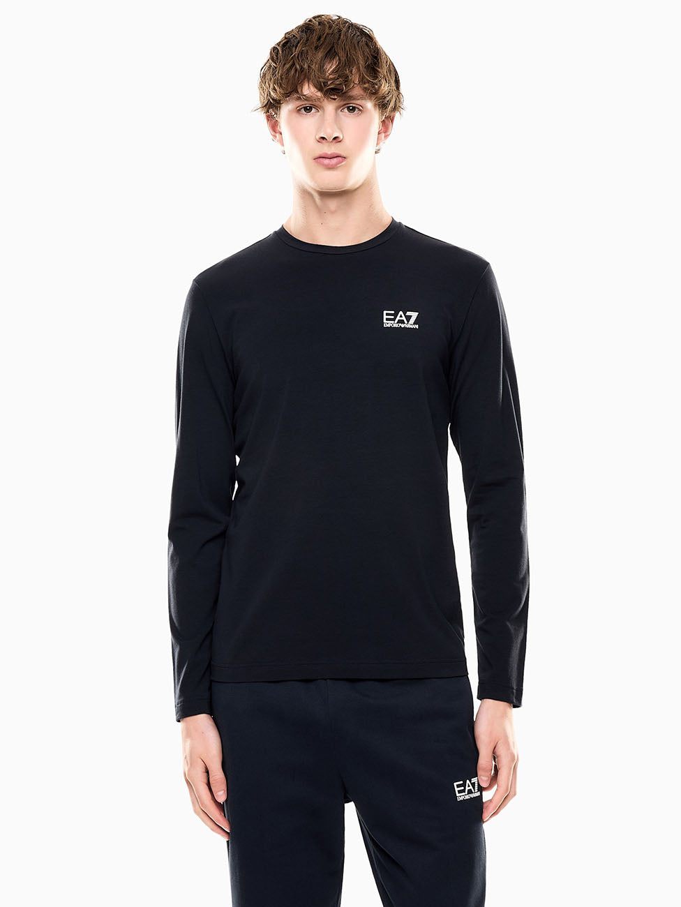 EA7 Core Identity Long-Sleeved T-Shirt