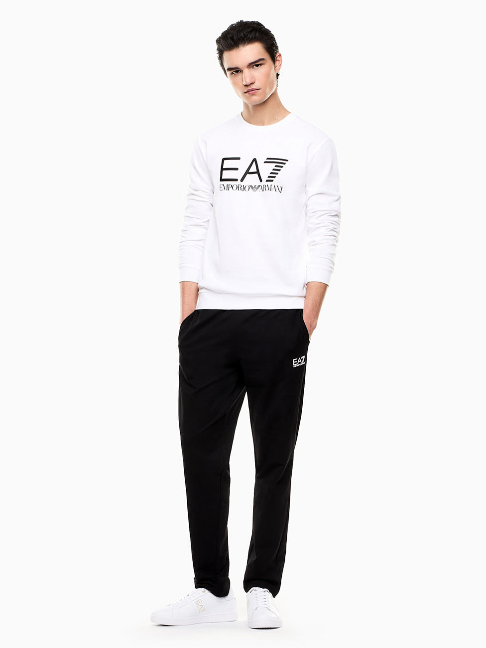 EA7 Core Identity Crew-Neck Sweatshirt