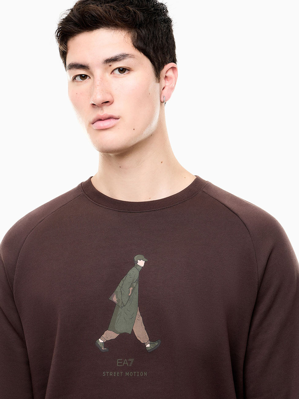 EA7 Graphic Series Crew-Neck Sweatshirt