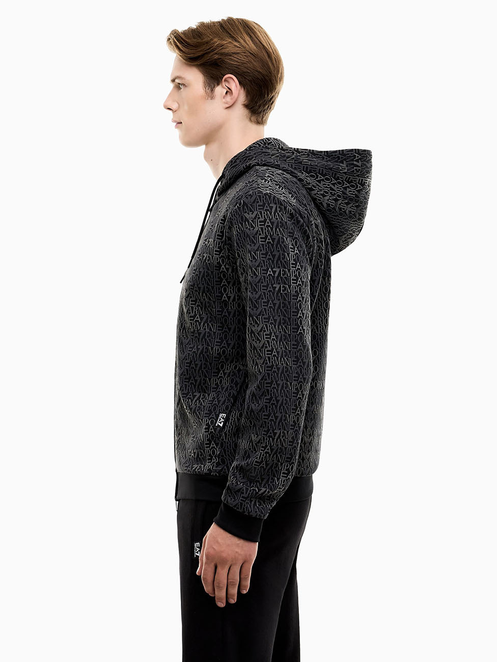 EA7 Logo Series Full-Zip Hoodie
