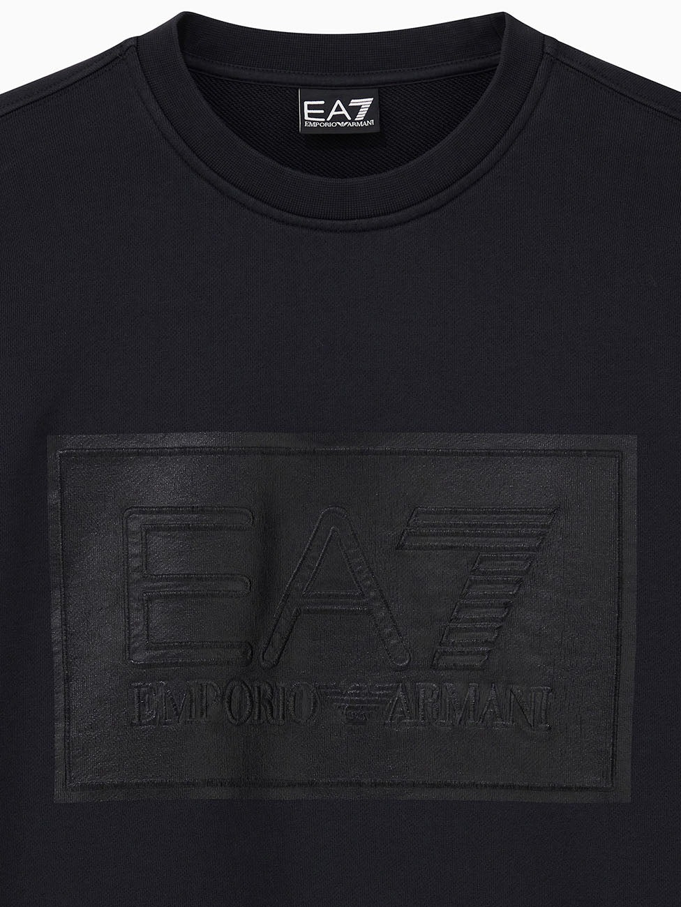 EA7 Black Edition Crew-Neck Sweatshirt