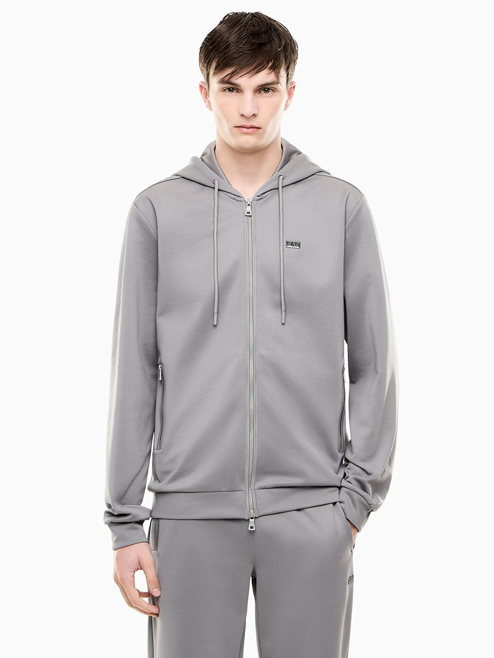 EA7 Lux Identity Full-Zip Hoodie
