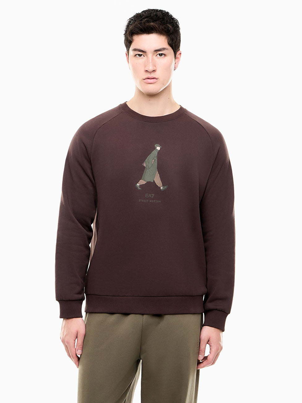 EA7 Graphic Series Crew-Neck Sweatshirt