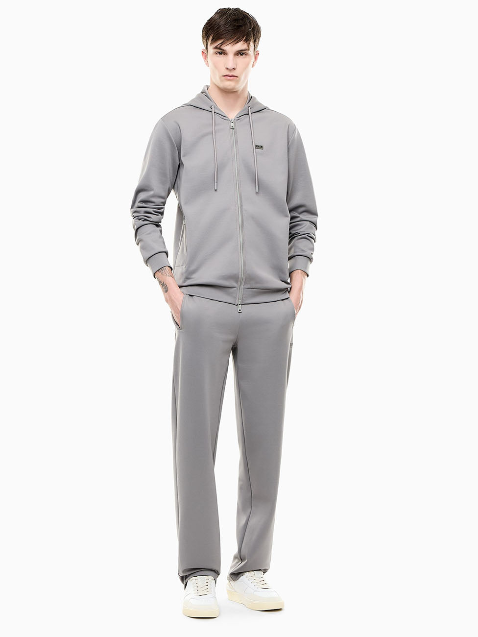 EA7 Lux Identity Full-Zip Hoodie