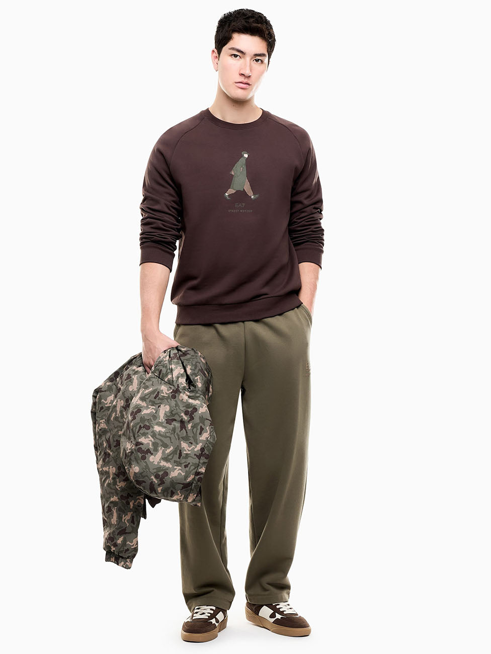 EA7 Graphic Series Crew-Neck Sweatshirt
