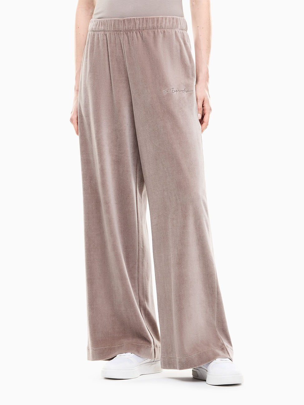 EA7 Athletic Velour Pants