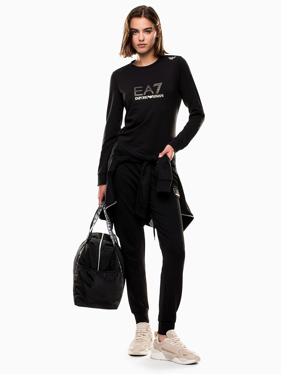 EA7 Evolution Crew-Neck Sweatshirt