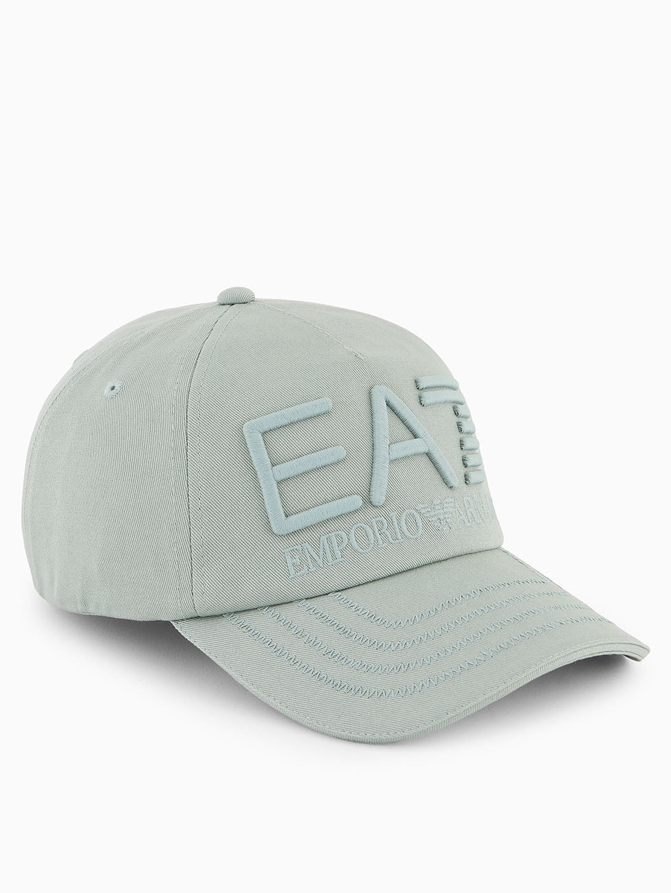 EA7 Logo Series Cotton Baseball Cap