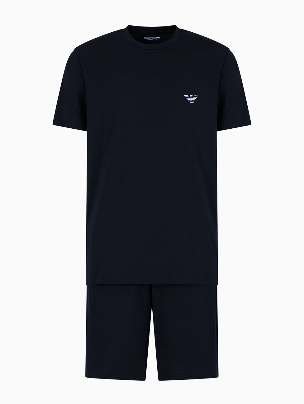 Emporio Armani Mega Logo Organic Cotton Short Pyjamas