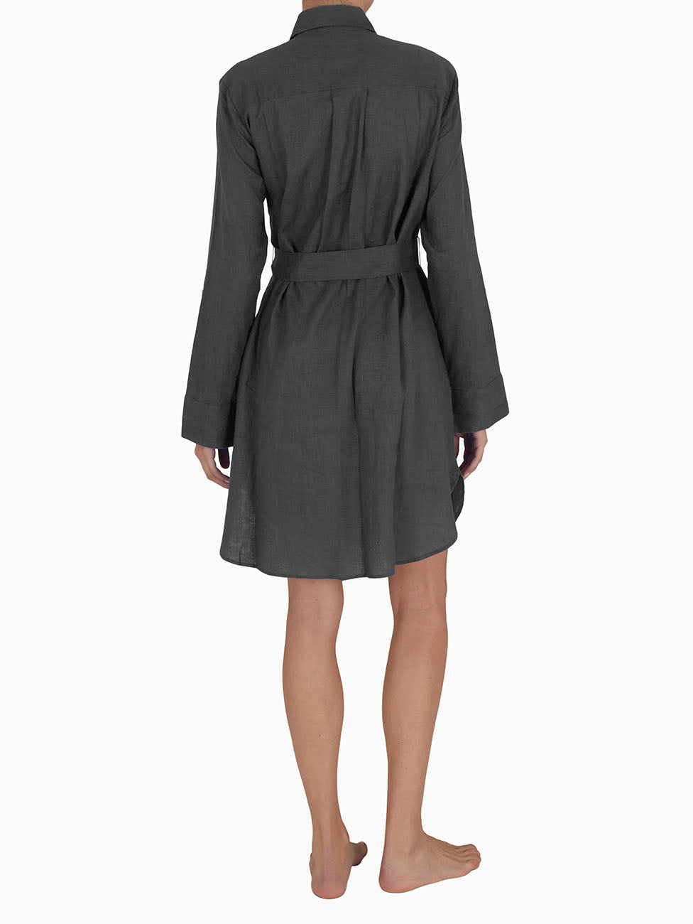 Emporio Armani Linen & Viscose Shirt Dress