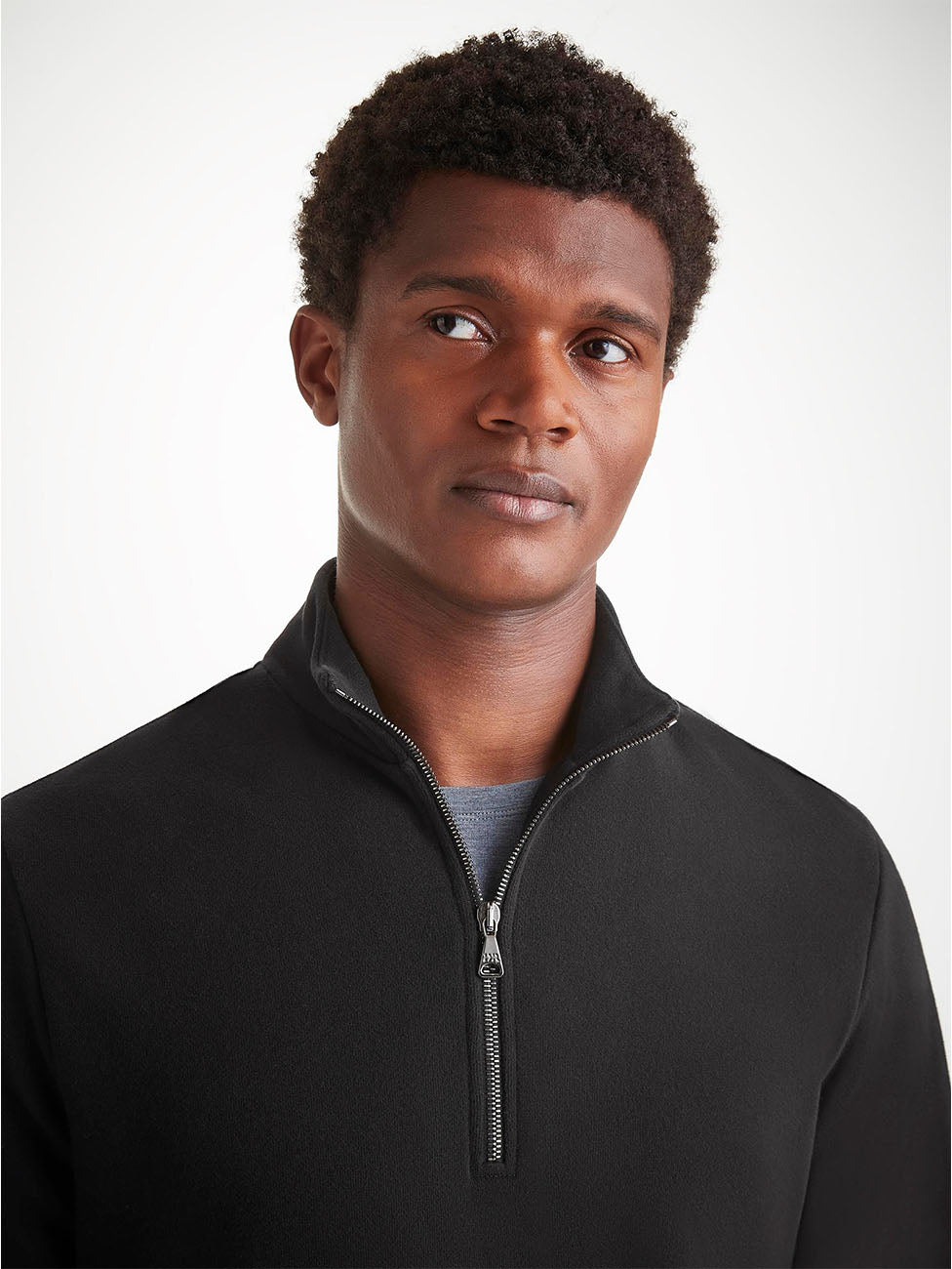 Derek Rose Quinn Men's Half-Zip Pullover