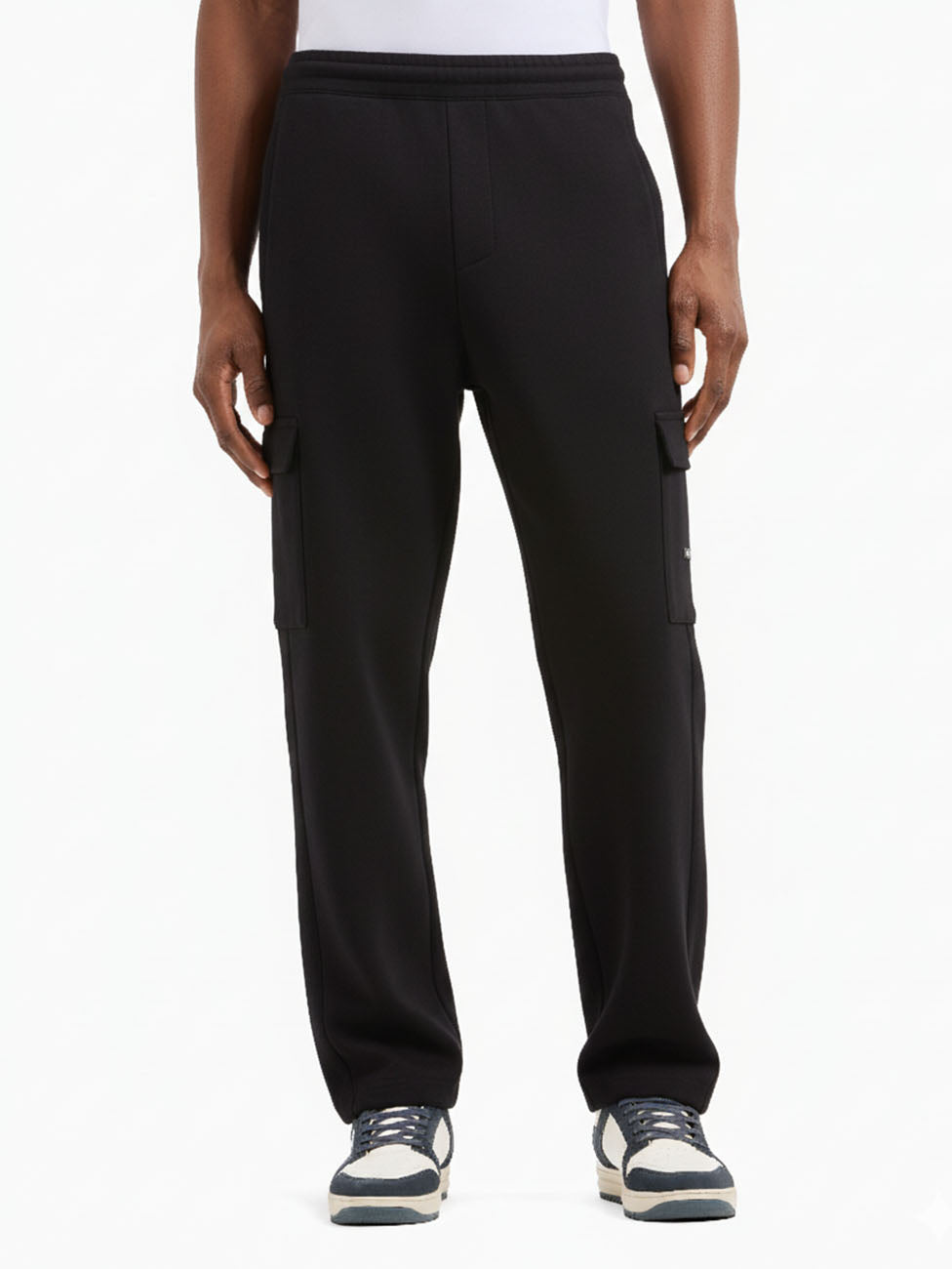 EA7 Cotton-Blend Pants