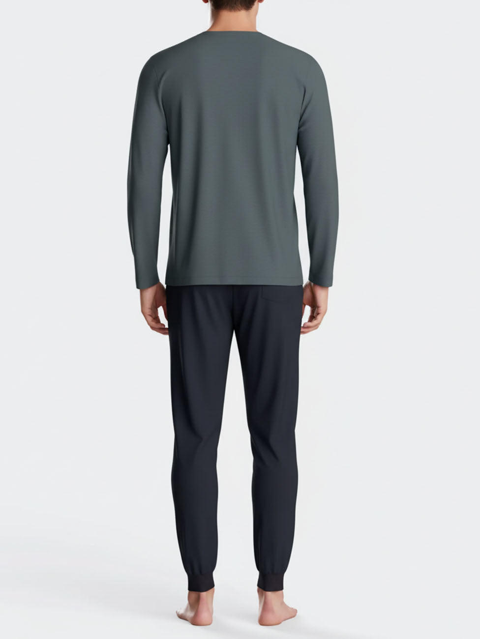 Impetus Green Lyocell Long Men's Pyjama