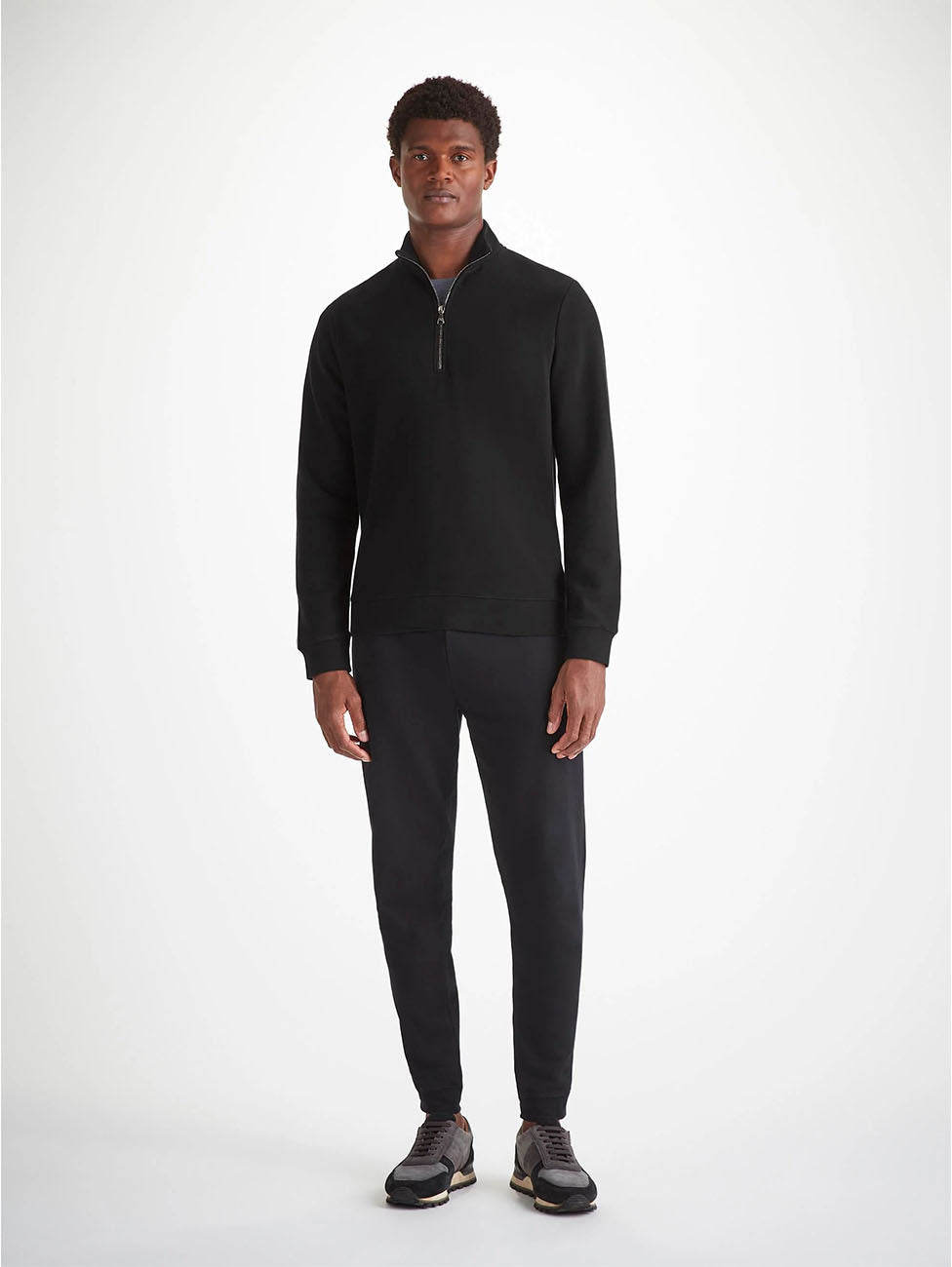 Derek Rose Quinn Men's Half-Zip Pullover