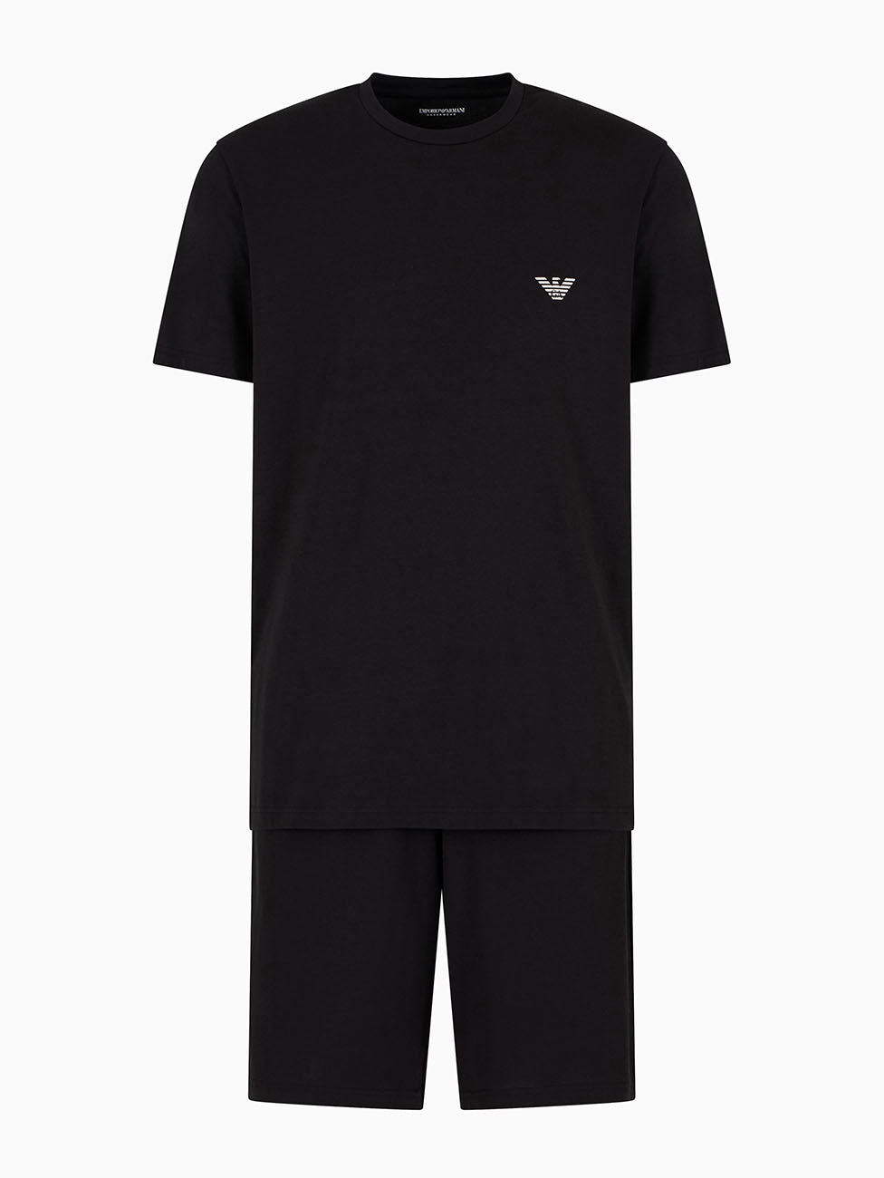 Emporio Armani Mega Logo Organic Cotton Short Pyjamas