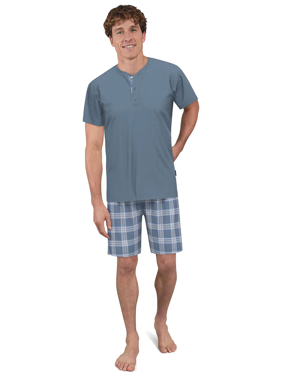 Ceceba Checkered Cork Short Pyjamas