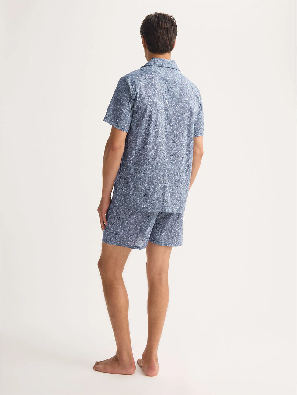 Derek Rose Blue Night Sky Men's Short Pyjama