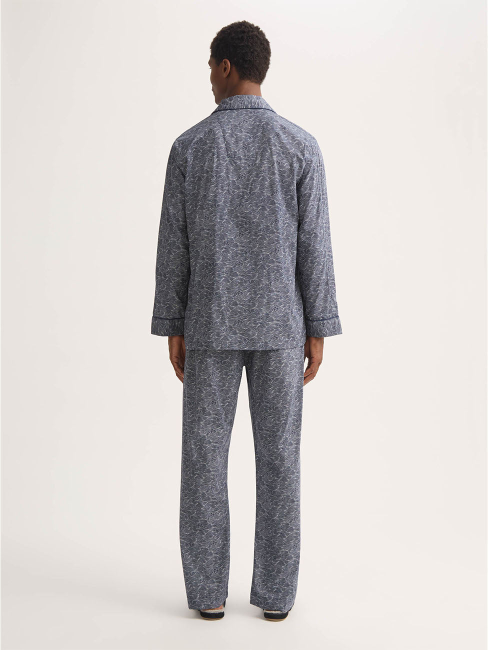 Derek Rose Blue Night Sky Cotton Batiste Classic Fit Pyjama
