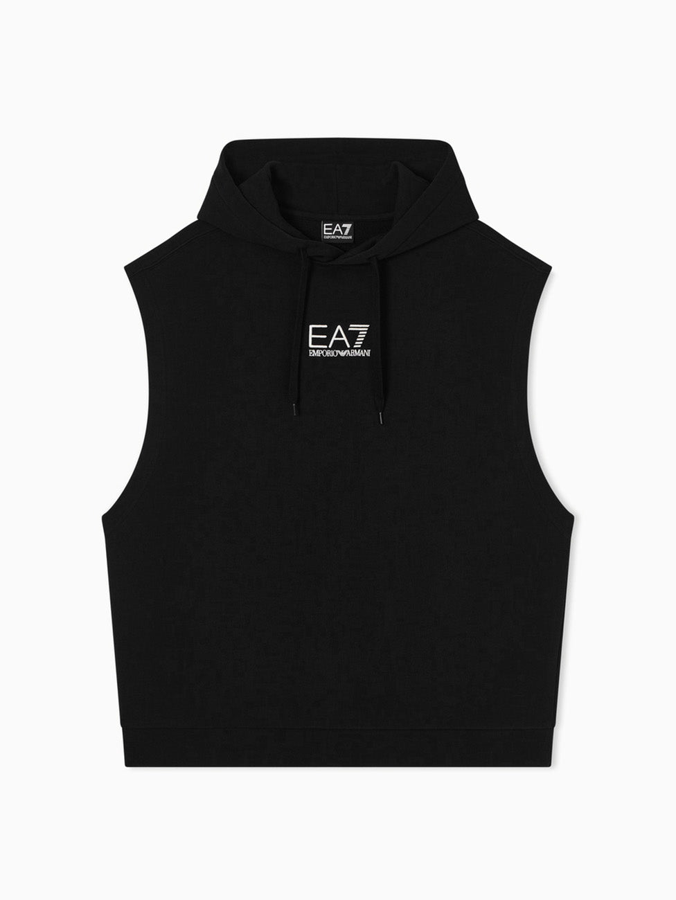 EA7 Logo Series Sleeveless Hoodie