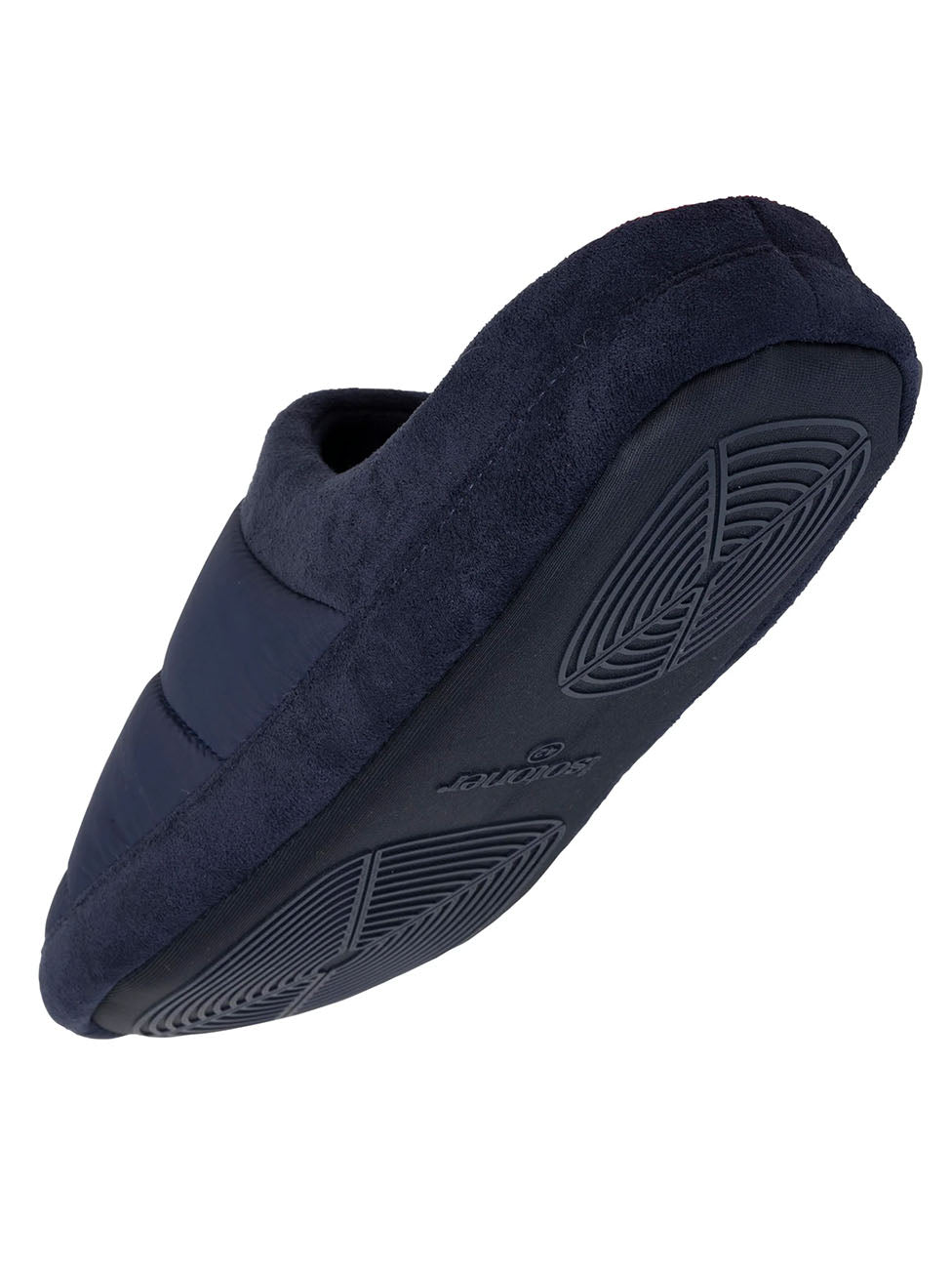 Isotoner Men's Stretch Mesh Marine Slippers