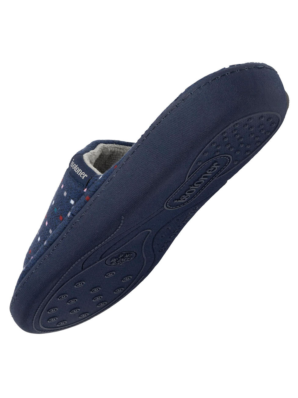 Isotoner Women's Polka Dot Pixel Slippers