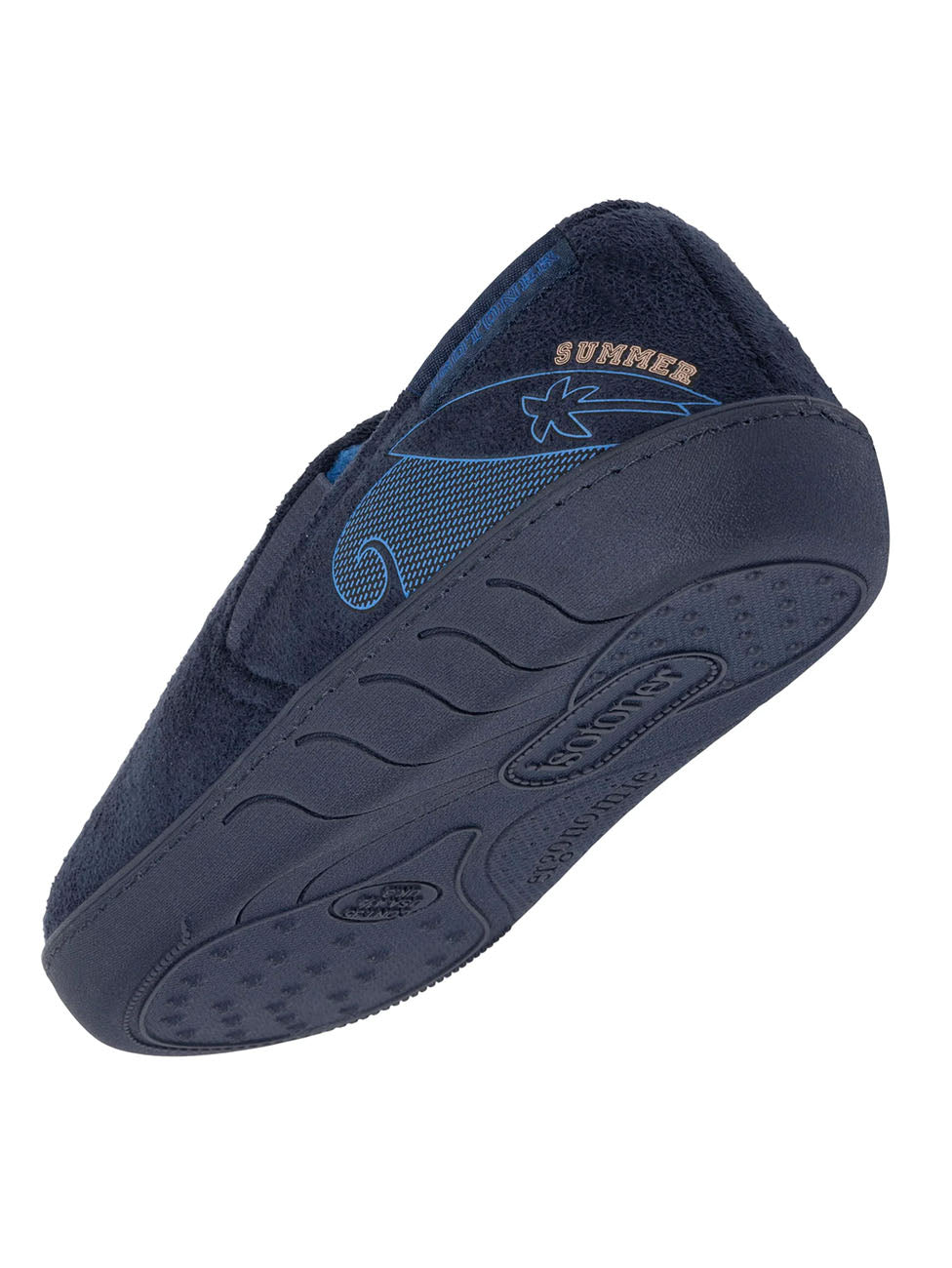 Isotoner Junior Marino Surf No-Hassle House Slippers