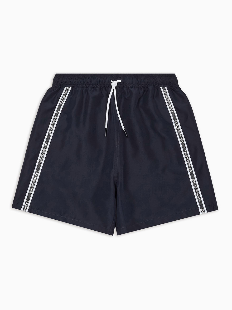 Emporio Armani Logo Tape Beach Shorts