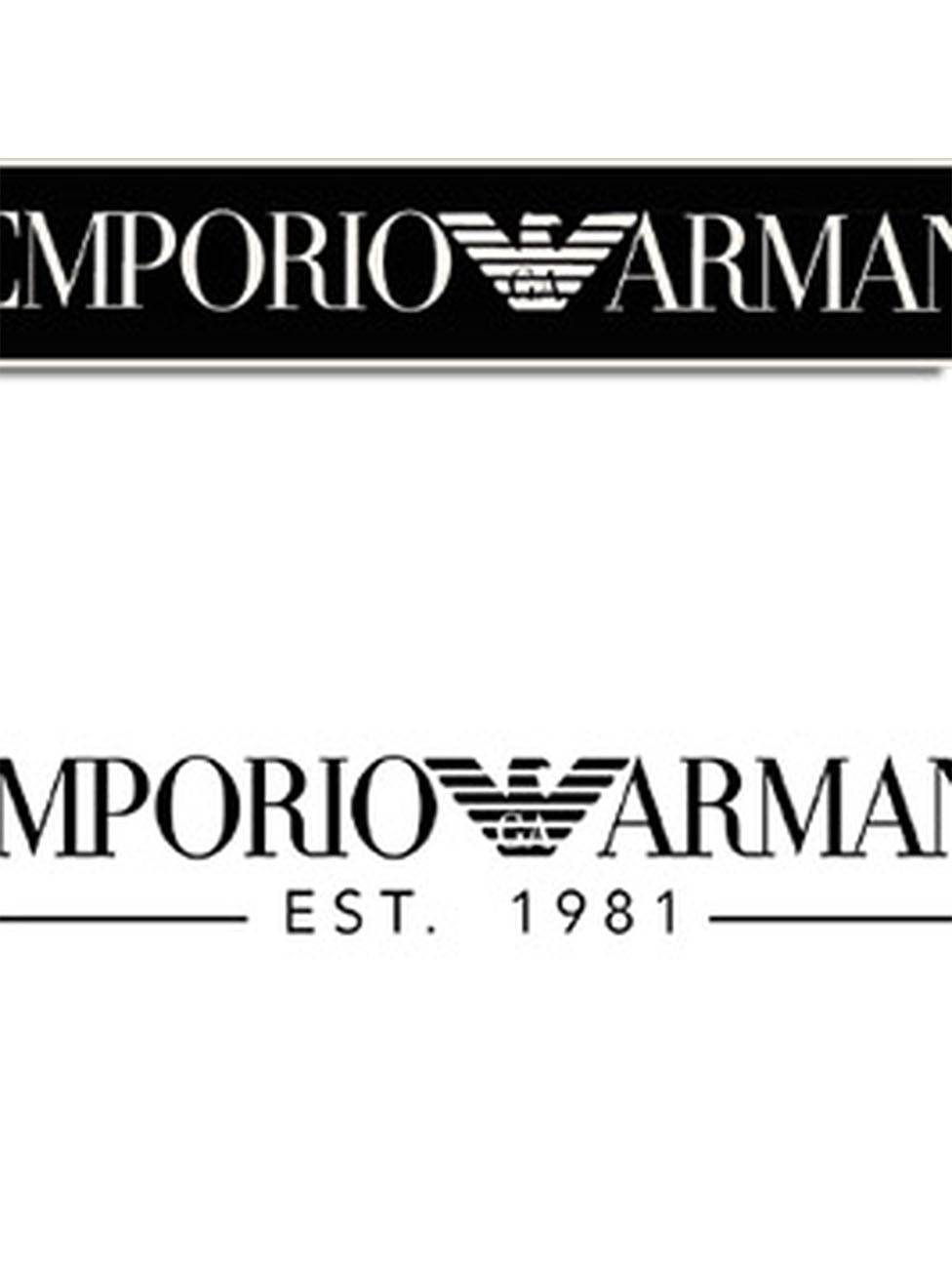 Emporio Armani Logo Print V-neck T-Shirt