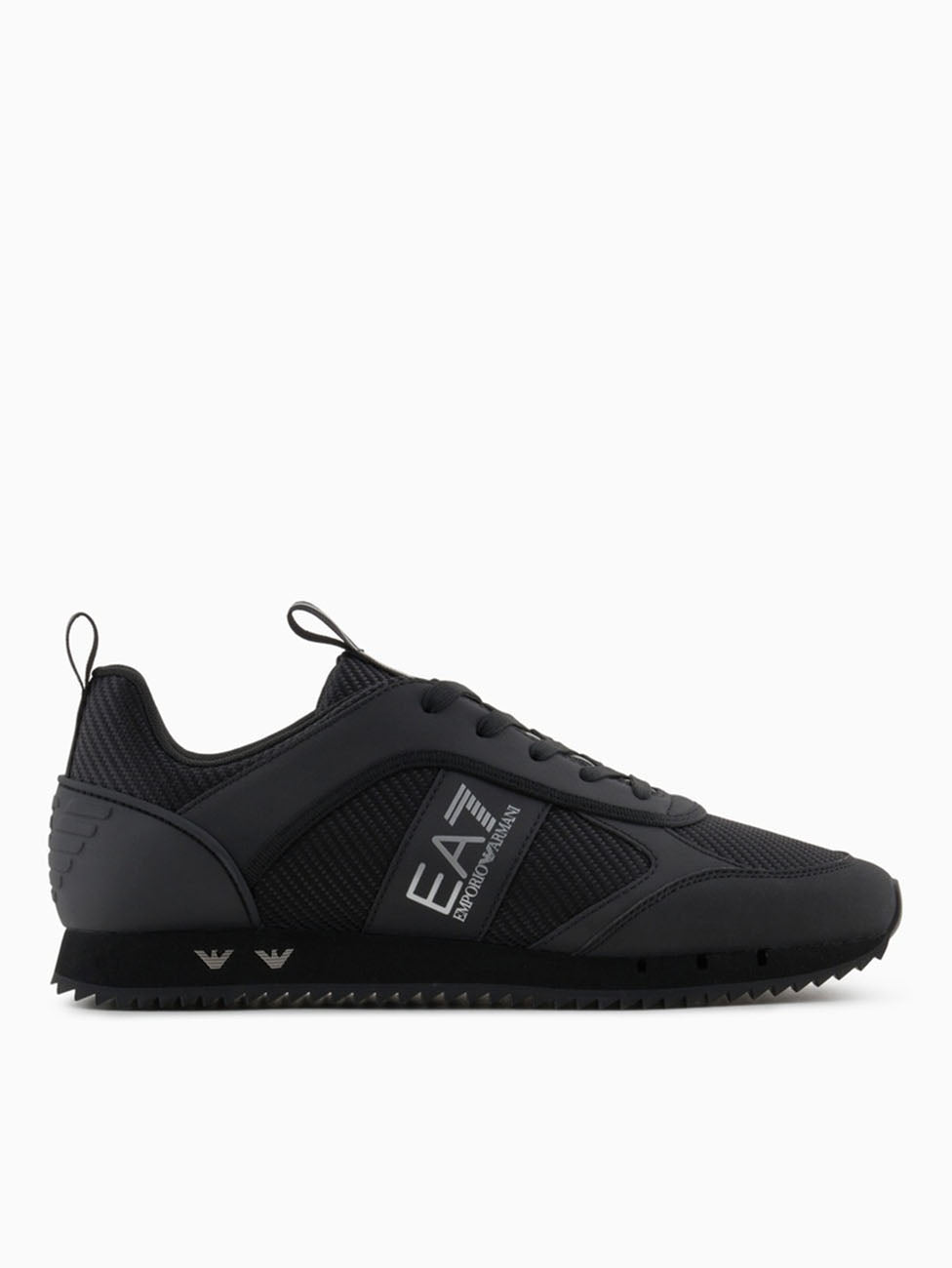 EA7 Triple Black & Silver Sneakers