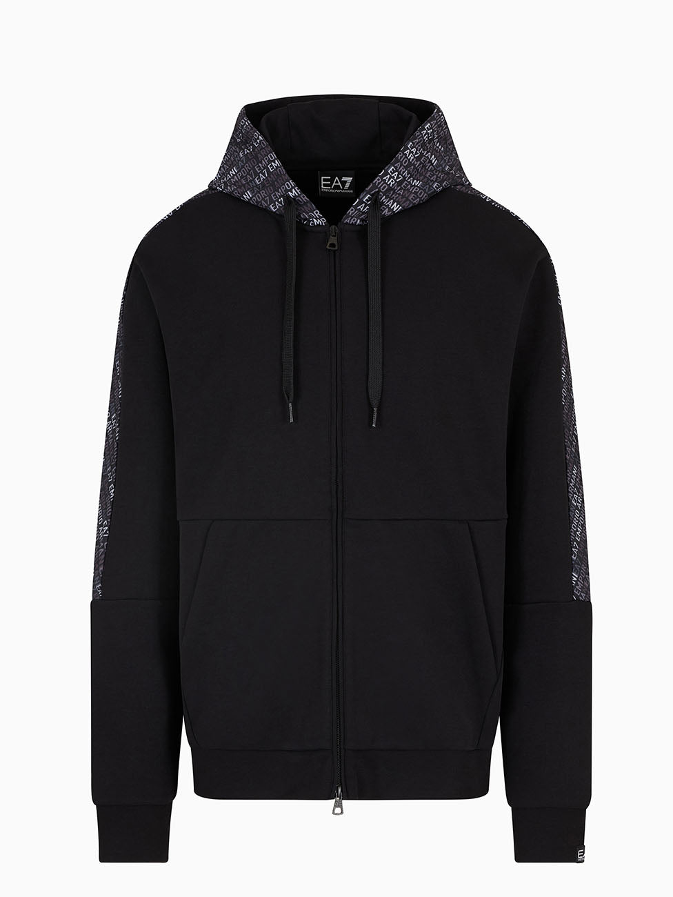 EA7 Train Athletic Mix Hooded Sweatshirt