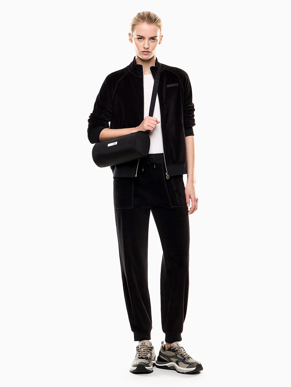 EA7 Athletic Velour Women's Joggers