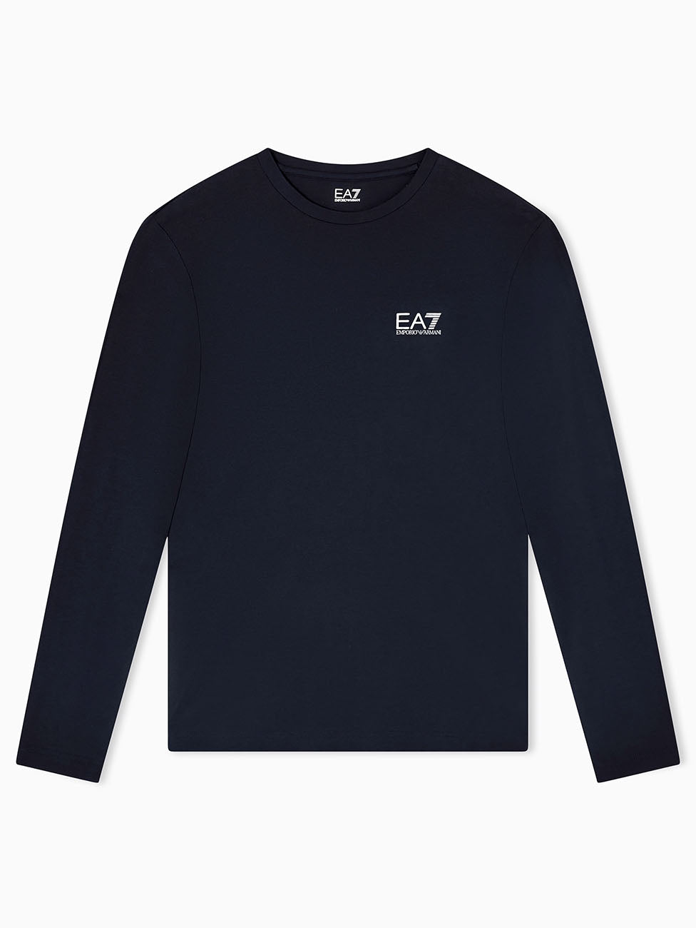 EA7 Navy Core Identity Long-sleeved T-shirt