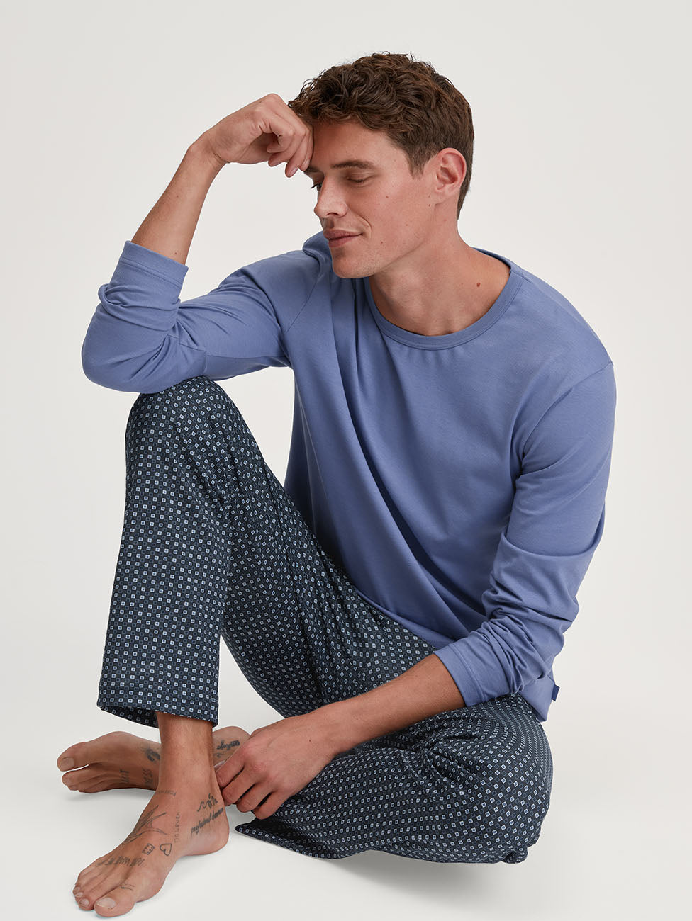 Calida Remix Basic Sleep Long-sleeve Men Pyjama