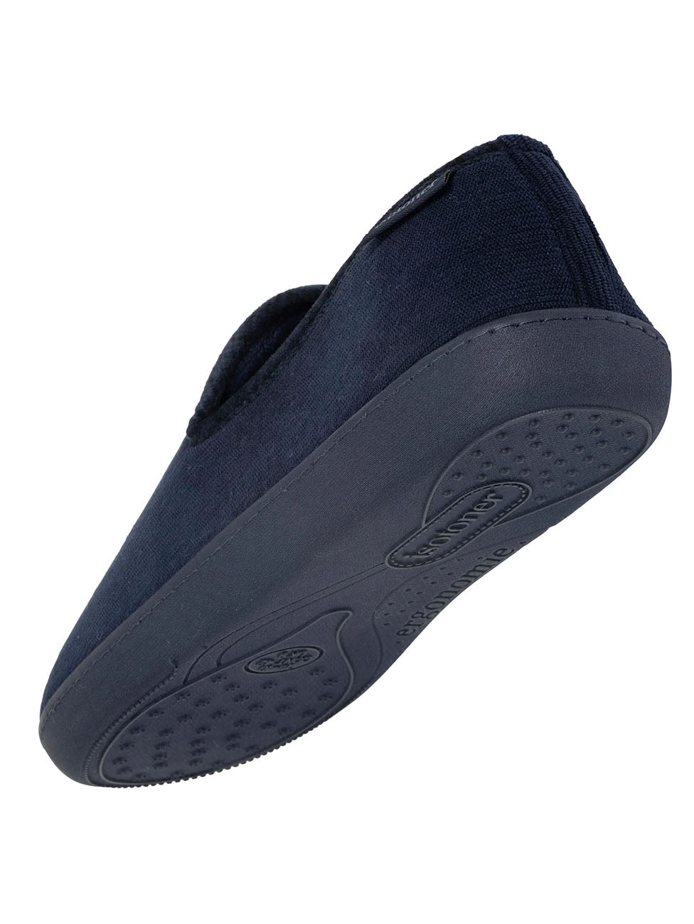 Isotoner Men's Closed Velvet Slippers
