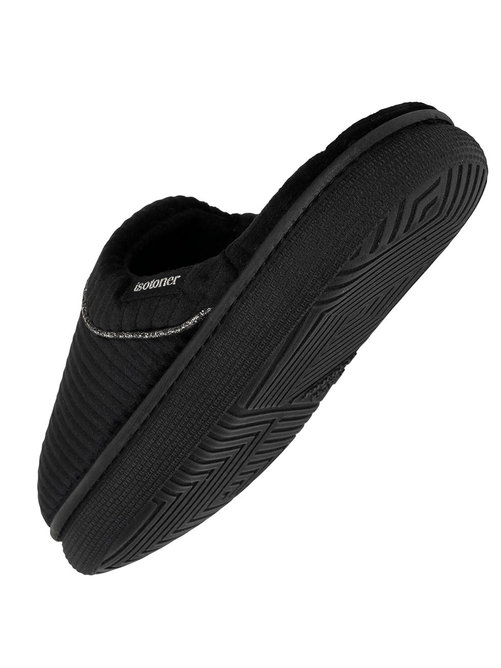Isotoner Black Bloup Women's Slippers
