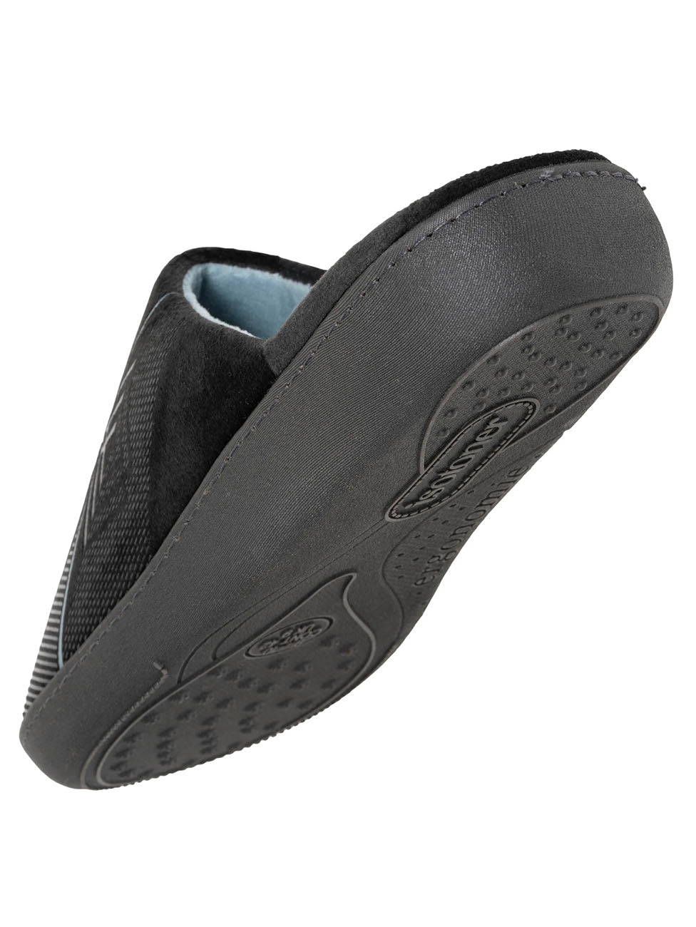 Isotoner Men's Diamond Gray Slippers