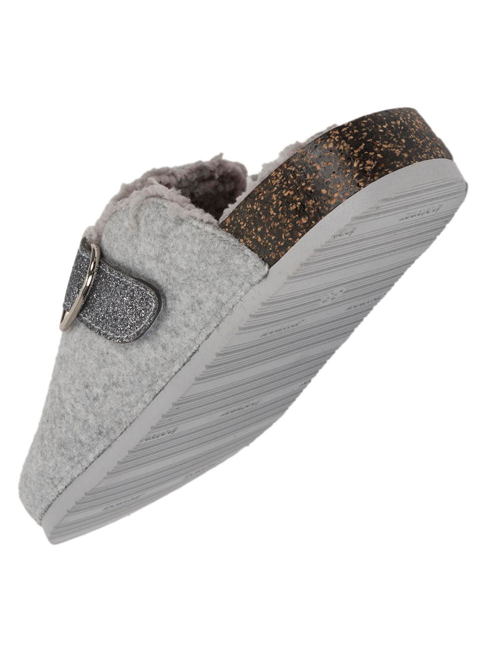 Isotoner Grey Glitterd Women's Clog Slippers