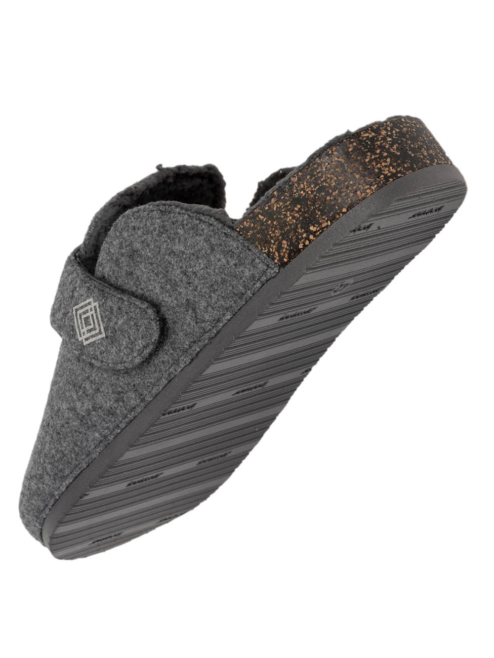 Isotoner Heather Grey Men's Clog Slippers