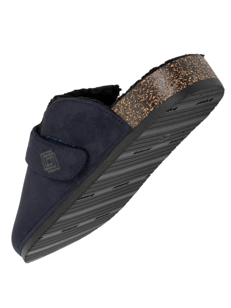 Isotoner Men's Navy Clog Slippers