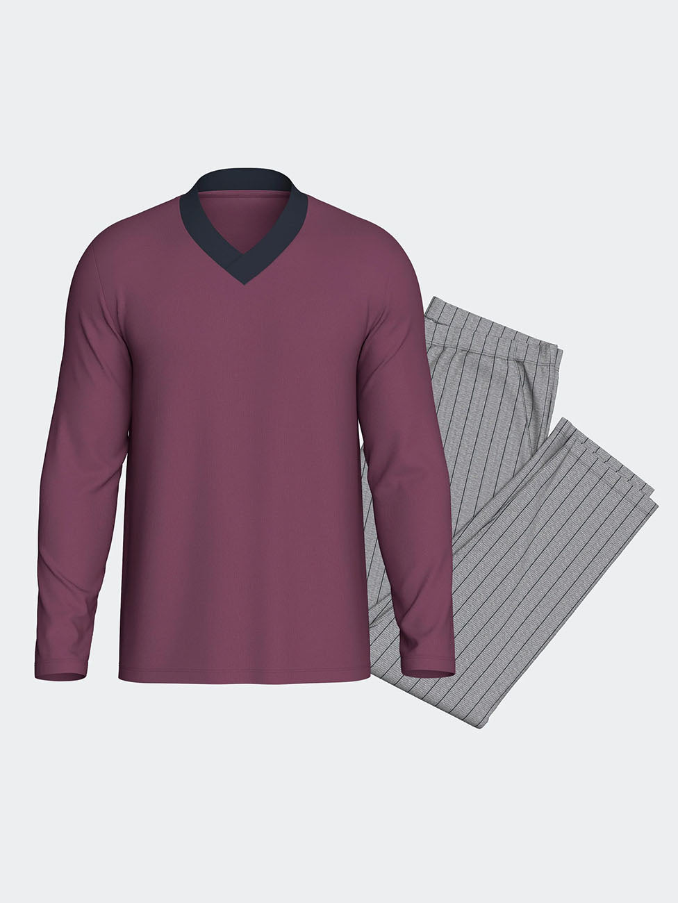 Impetus Bordeaux Cotton Men's Pyjama