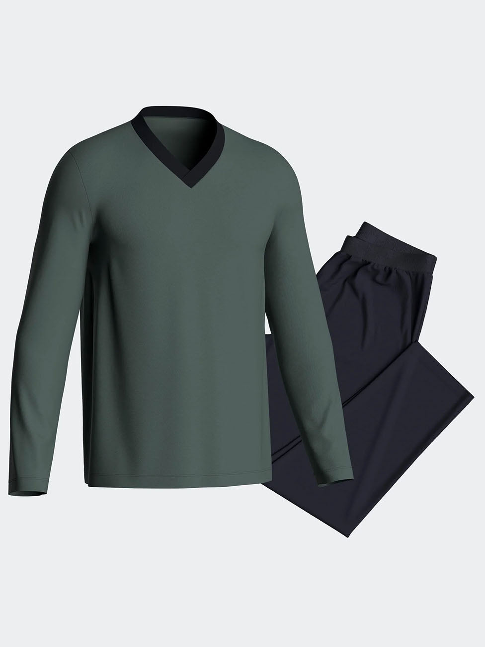 Impetus Green Cotton Men's Pyjama